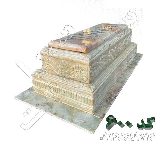 سنگ قبر مرمر طرح کلاسیک کد 600