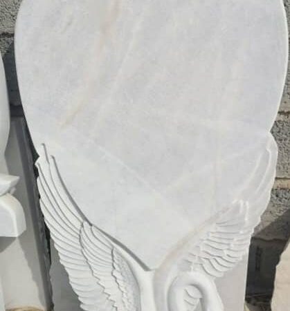 کتیبه سنگ مزار سفید