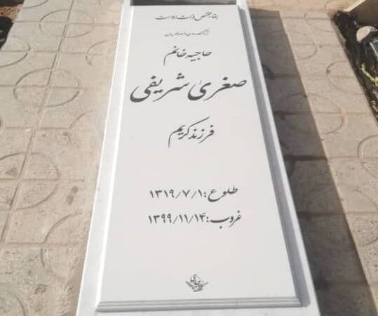 سنگ قبرنانو طرح باغچه دار