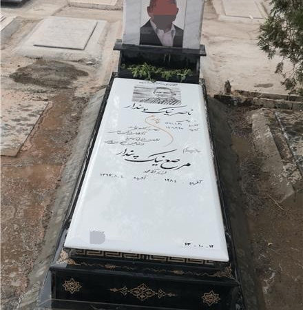 سنگ قبر ترکیبی نانو مرمر گرانيت کد20017